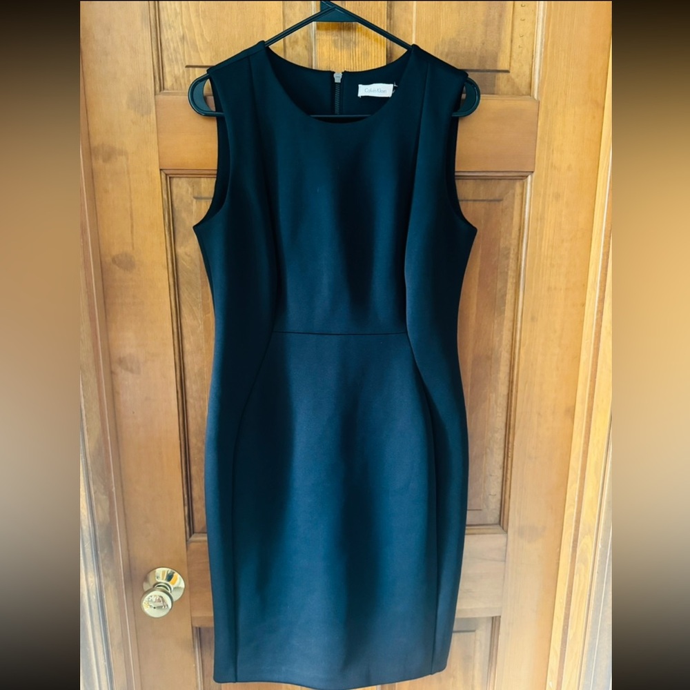 Elegant Black Sleeveless Dress - Picture 1 of 2
